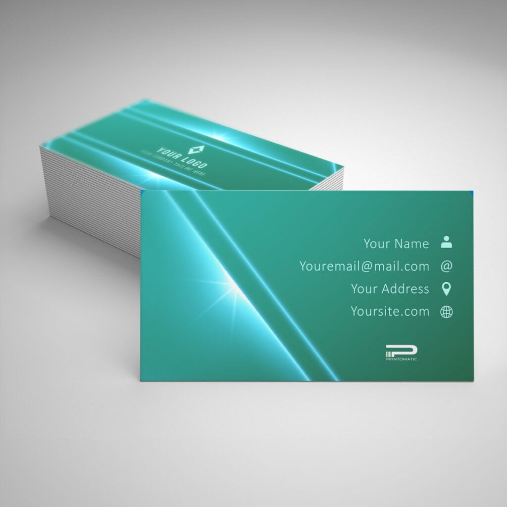Gloss Business Cards UV Gloss Cards for Effortless Elegance