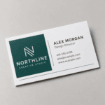 Custom matte laminated business cards with a smooth soft-touch protective finish and vibrant full-colour printing by Printomatic.