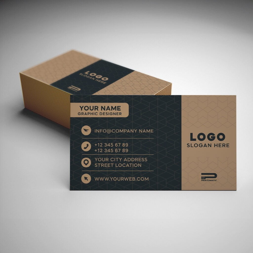 Kraft Paper Business Cards - Printomatic