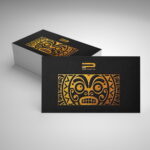 METALLIC FOIL BUSINESS CARDS
