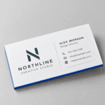 ustom painted edge business cards with premium thick cardstock and colourful painted edges by Printomatic.