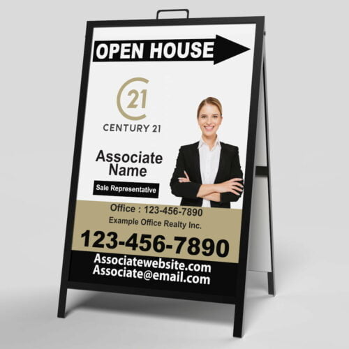 Century 21 A Frame Signs