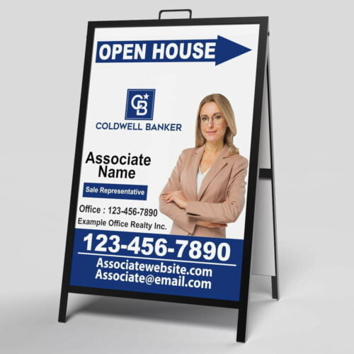 Coldwell Bankers A Frame Signs