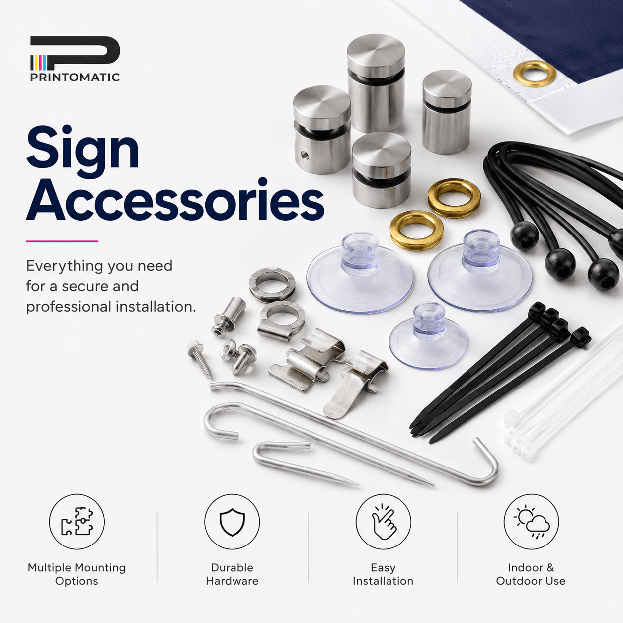 Pa Sign Accessory Sign Accessories | Custom Printing – Printomatic