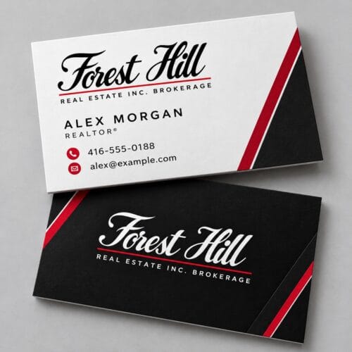 Forest Hill Soft Touch Business Cards