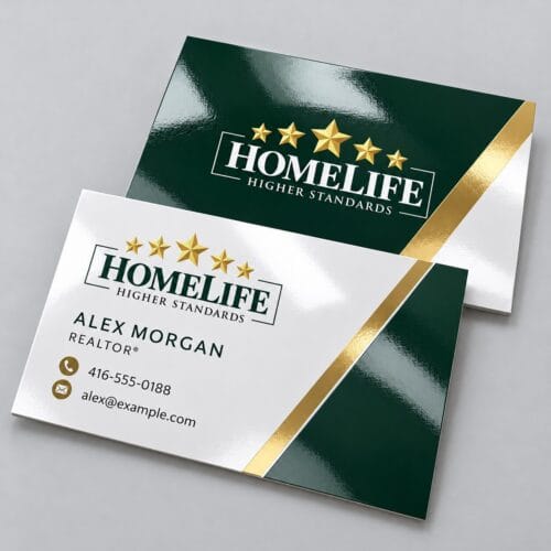 HomeLife UV Gloss Business Cards