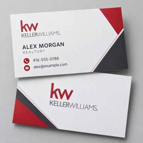 Keller Williams Matte Business Cards
