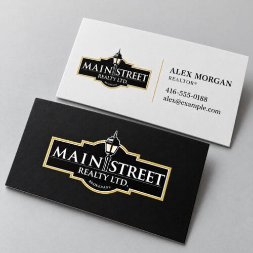 Main Street Soft Touch Business Cards