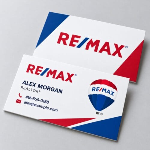 RE/MAX Matte Business Cards